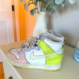 Pastel multi colored Nikes